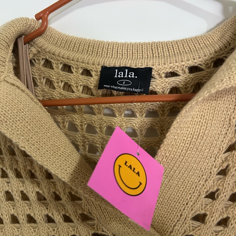 DRESSED IN LALA ORIGINAL: Soul Stuff Knit Dress + Slip Dress size S - Picture 3 of 5